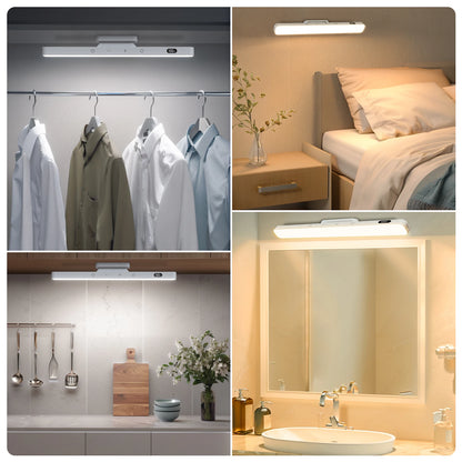 AurMagnet - LED Magnetic Strip Light with Rechargeable Battery and Remote