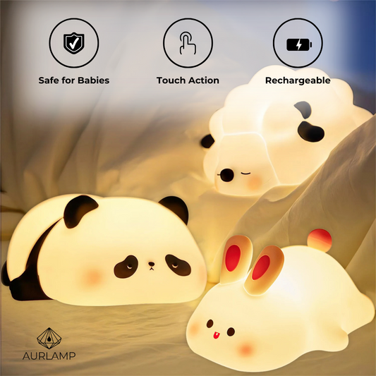 AurBaby - Silicone Night Light for Babies